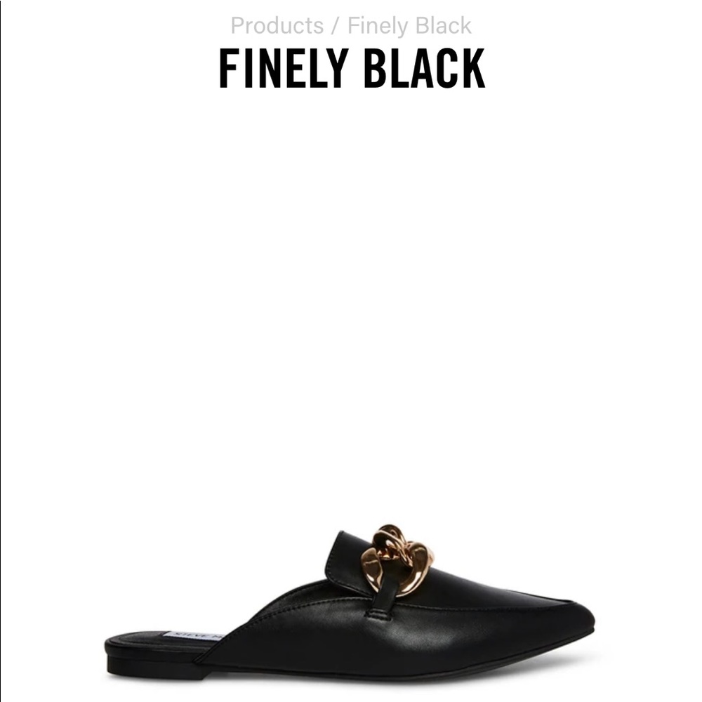 Steve Madden Finely Black Flat BRAND NEW